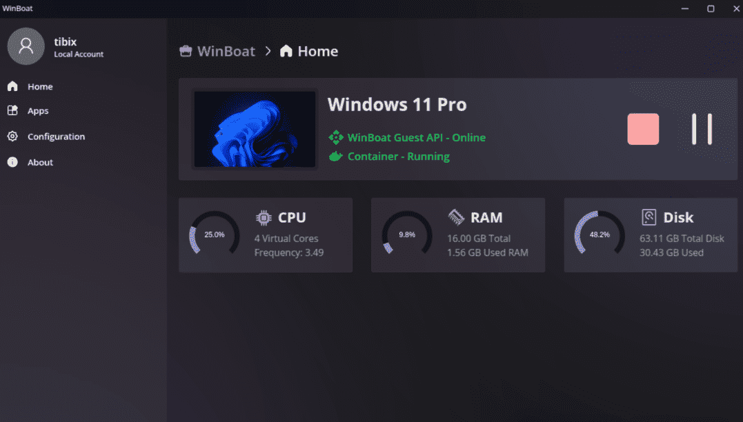 1.7K !!! WinBoat虚拟化, Linux玩Windows游戏